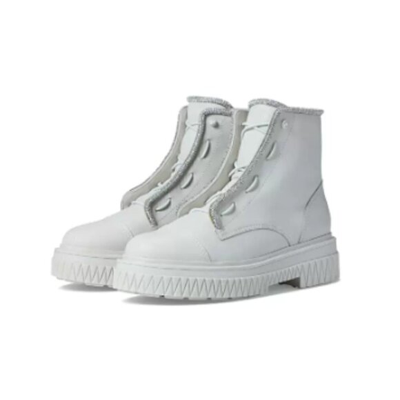 SCHUTZ Shoes - SCHUTZ Women's Amirah Metallic Trim Platform Pearl Booties